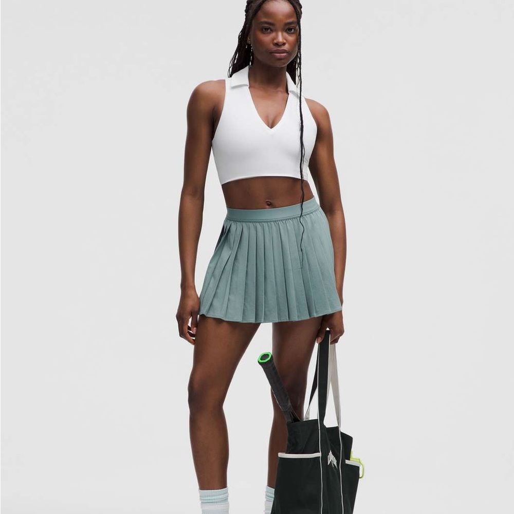 Collared Tennis Longline Bra - Sold Out Everywhere! - Picture 2 of 3